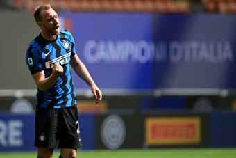 Eriksen non è più un giocatore dell'Inter. AFP