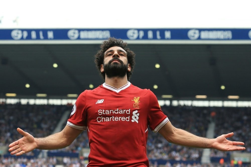 Salah vuelve a estar al 100%. AFP