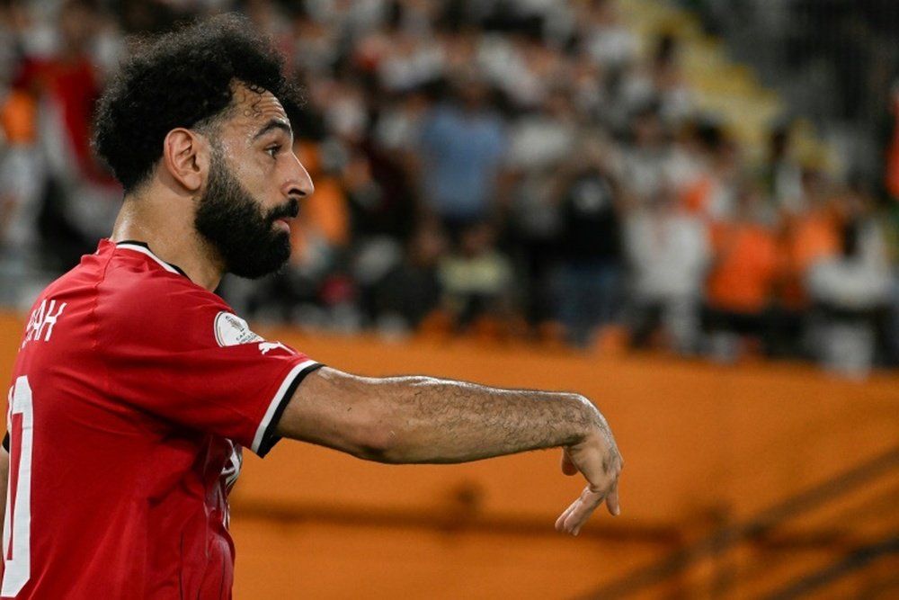 Salah could be out of action for almost a month. AFP
