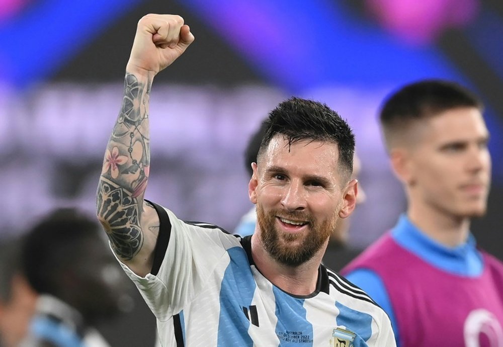 Messi scored his tenth World Cup goal against the Netherlands. EFE