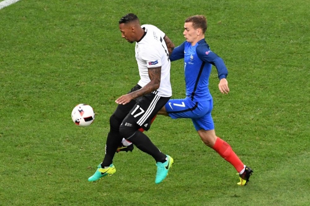 L'équipe de France affronte l'Allemagne à Cologne. AFP