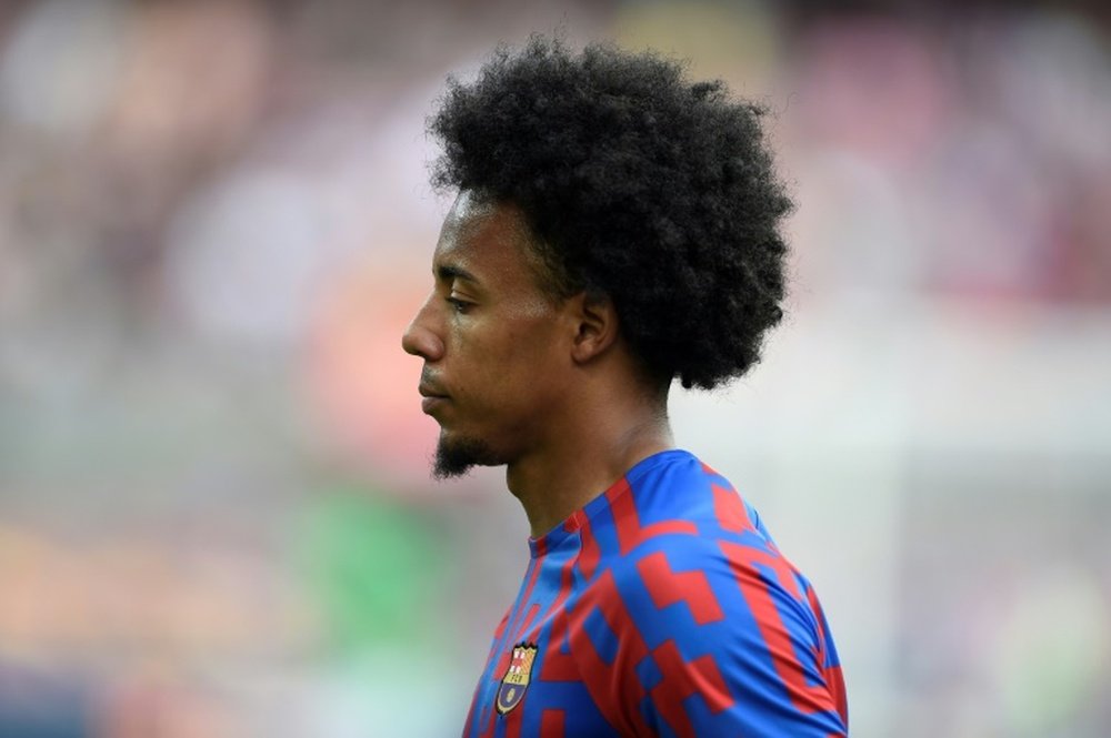 Kounde dreams of playing in the World Cup in Qatar. AFP