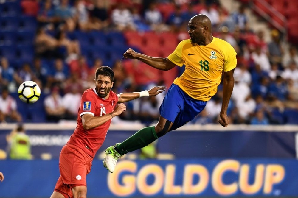 El partido acabó con 0-0, pero la presencia de Malouda castigó a la Guyana. AFP