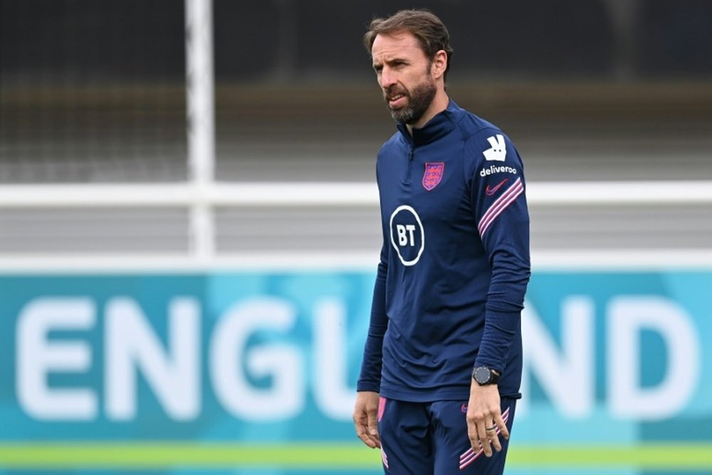 Gareth Southgate attend plus de Rashford et Sancho. AFP