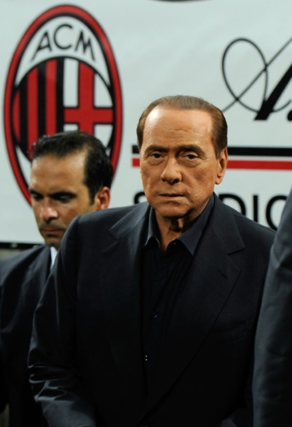 Silvio Berlusconi commenta l'arrivo di CR7 alla Juventus. AFP