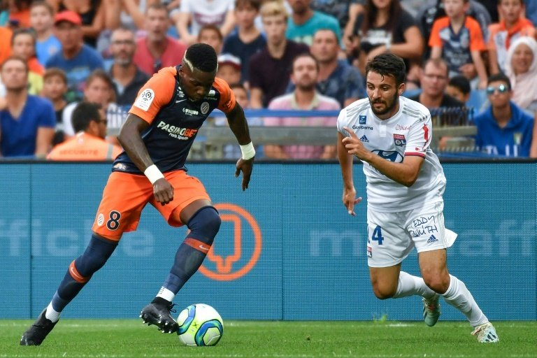 Les compos probables du match de Ligue 1 entre Montpellier et Lyon. AFP