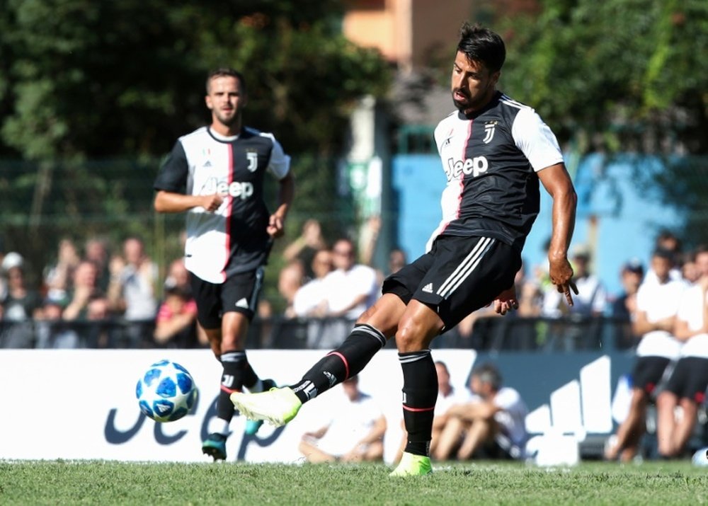 A Khedira le esperan en el RB Leipzig. AFP