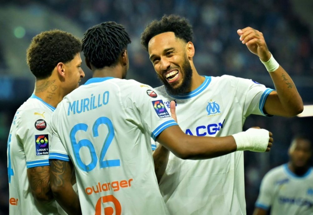 Aubameyang could start a new adventure in the Saudi league. AFP