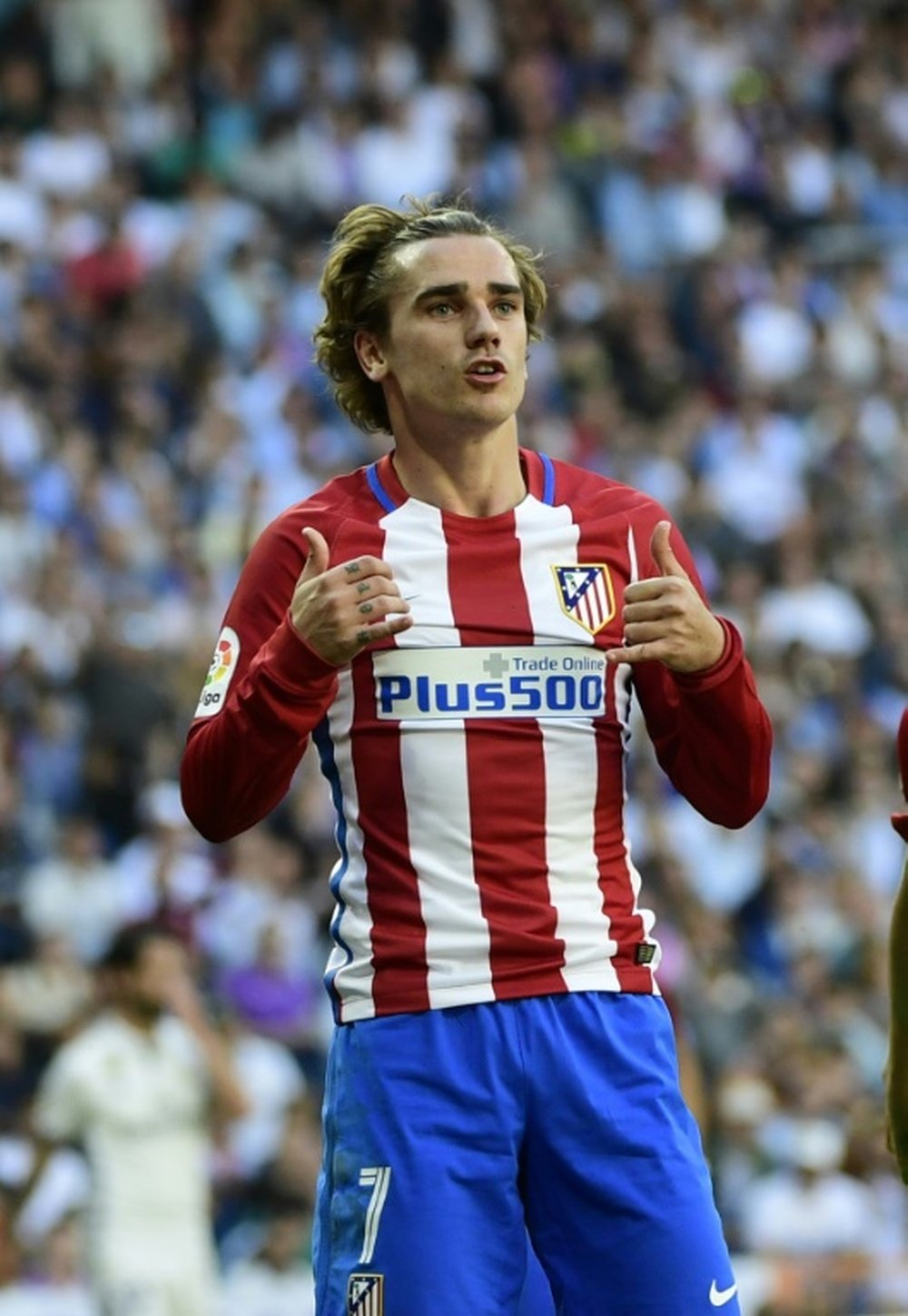 Griezmann could make the switch to Old Trafford this summer. AFP