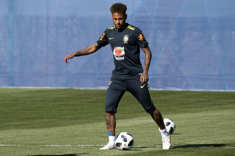 Neymar is expected to start despite not yet being 100% fit. AFP