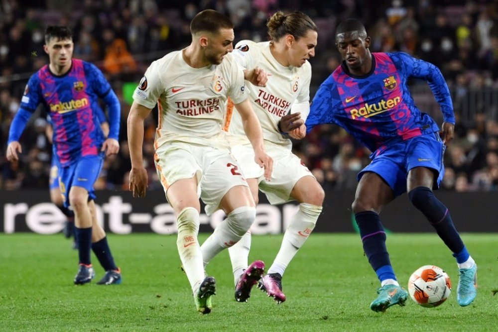 Le probabili formazioni di Galatasaray-Barcellona. AFP