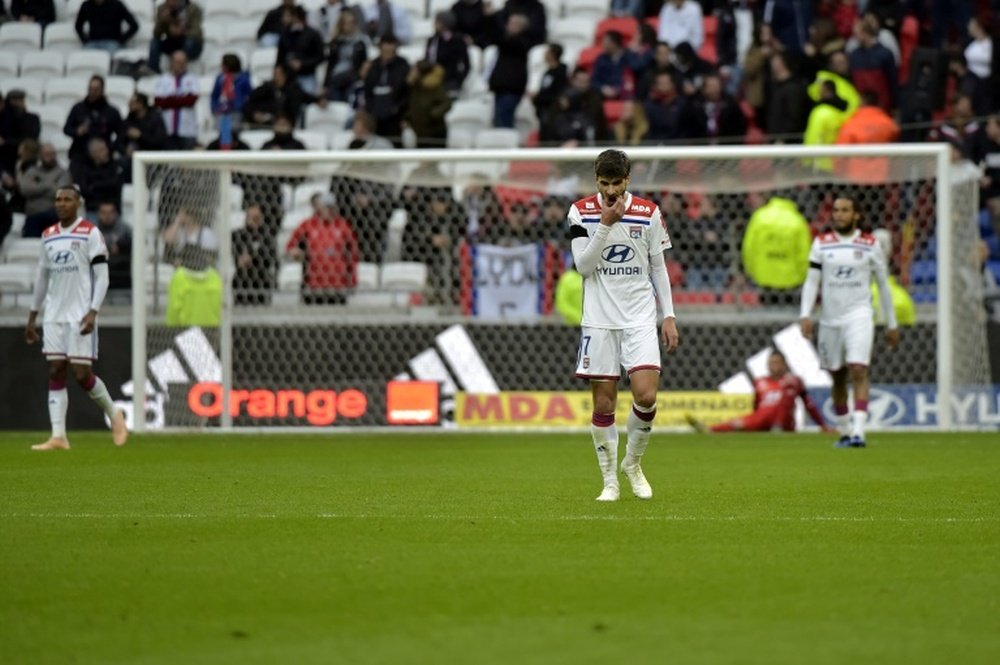 Les compos probables du match de Ligue 1 entre Nîmes et Lyon. AFP