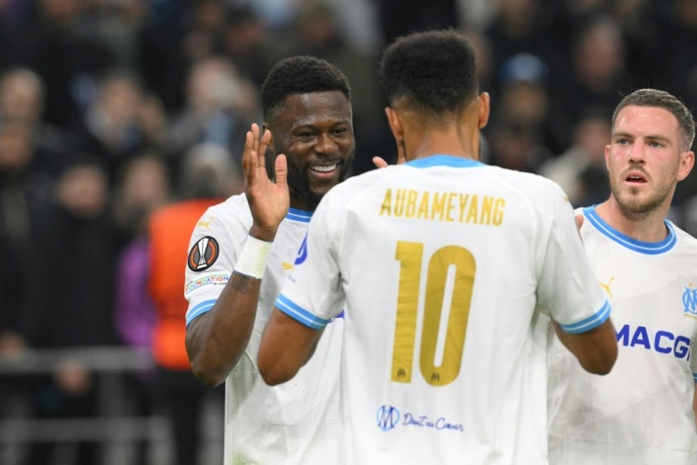 Chancel Mbemba fait ses adieux à Marseille. AFP