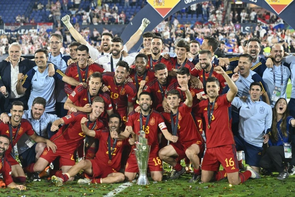 L'Espagne remporte la Ligue des Nations 2023. afp