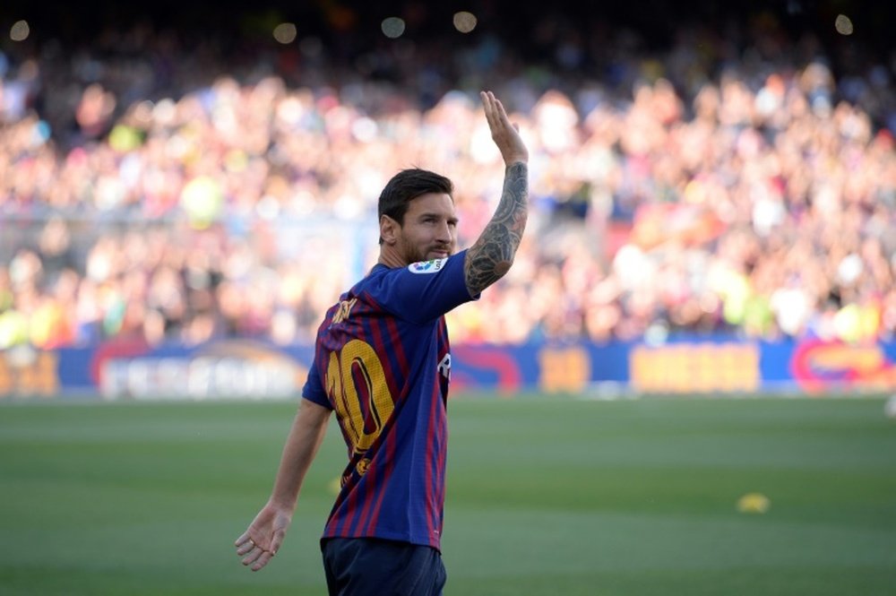 Leo Messi, le roi du Camp Nou. AFP