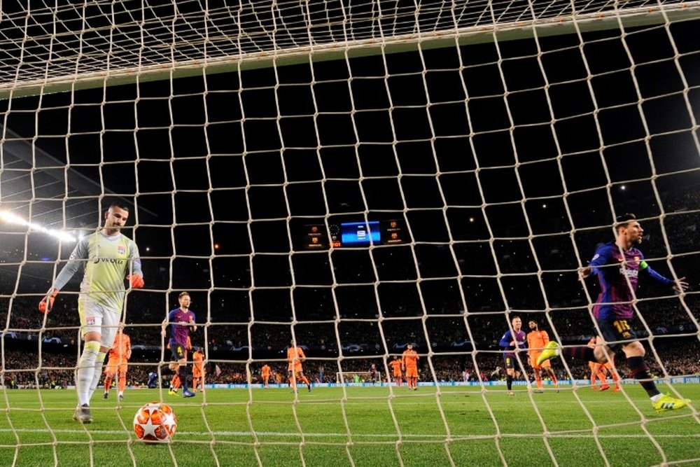 El Camp Nou registró la segunda mejor entrada del año. AFP