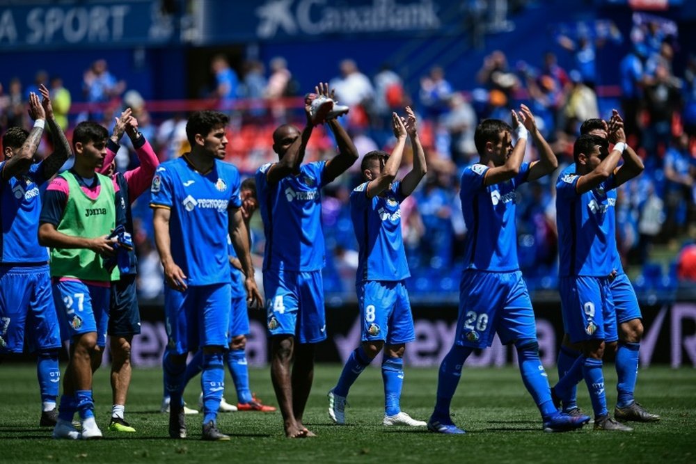 Getafe est à un point de signer la meilleure saison de son histoire. AFP