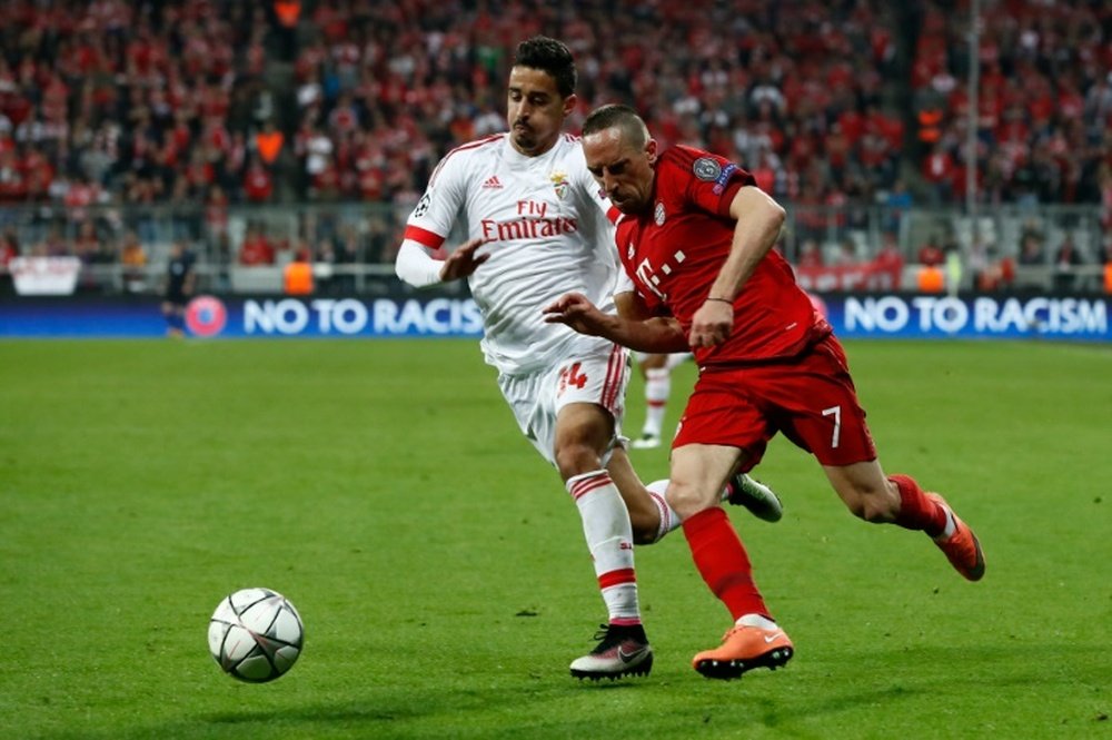 Ribery es uno de los futbolistas más rápidos del mundo. AFP