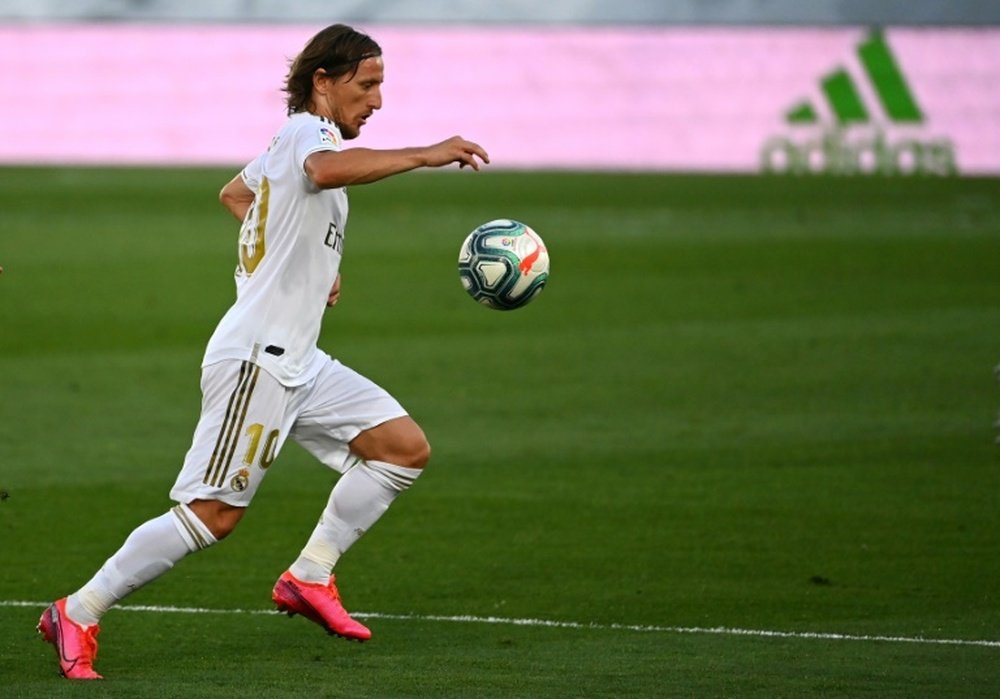 Luka Modric is doing brilliantly. AFP