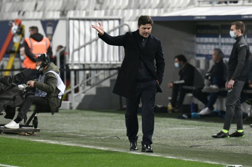 Le PSG a fait une meilleure deuxième mi-temps après le discours de Pochettino. AFP