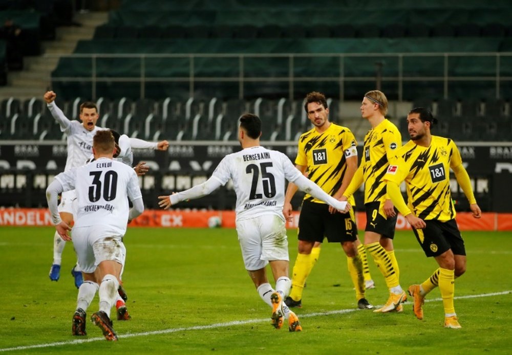 La minicrisis del Borussia ya no la salva ni Haaland. AFP