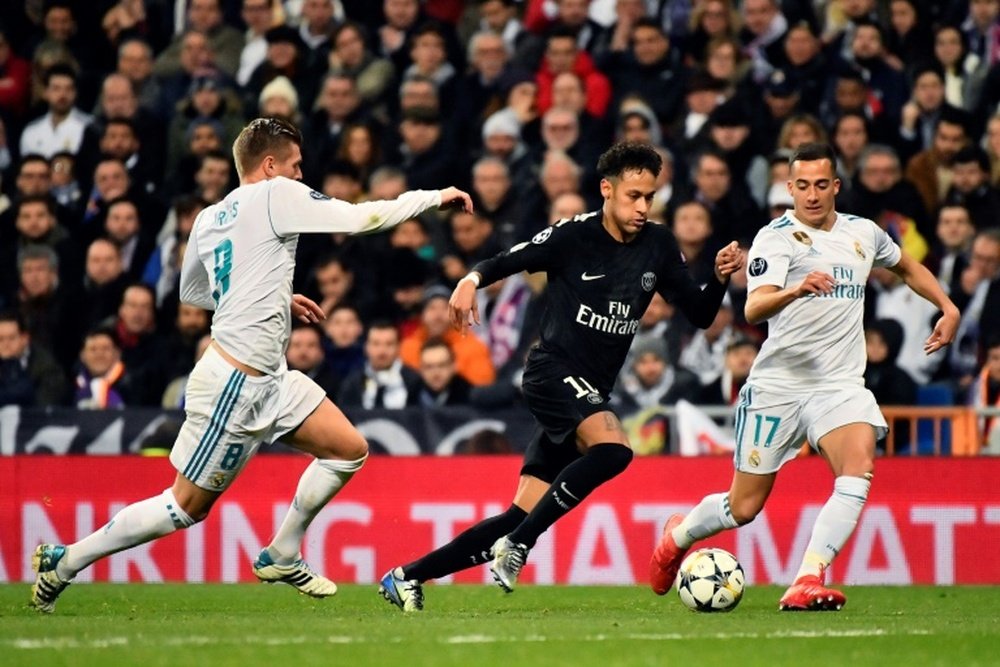 El Madrid estuvo muy cerca de vestir de blanco a Neymar el pasado verano. AFP/Archivo