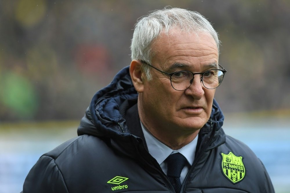Ranieri could leave Nantes for a position in Italy. AFP