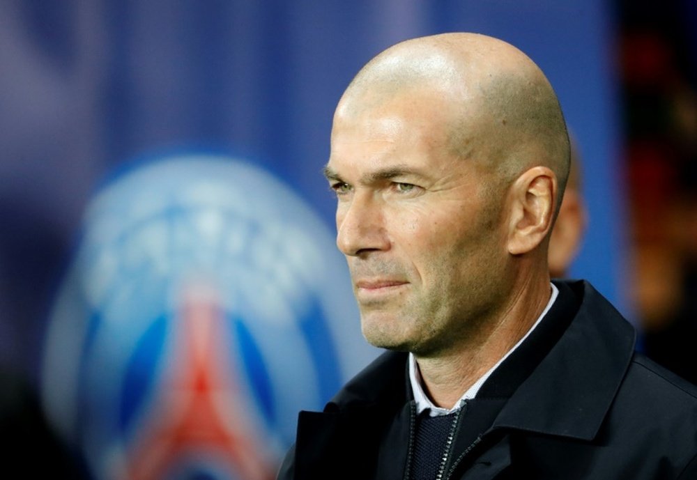 Le message indirect de Zidane. AFP
