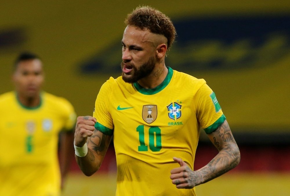 Neymar se rapproche du record de Pelé. AFP