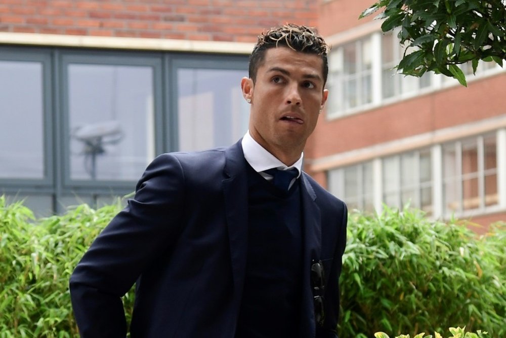 Cristiano Ronaldo parece estar a disgusto en España. AFP