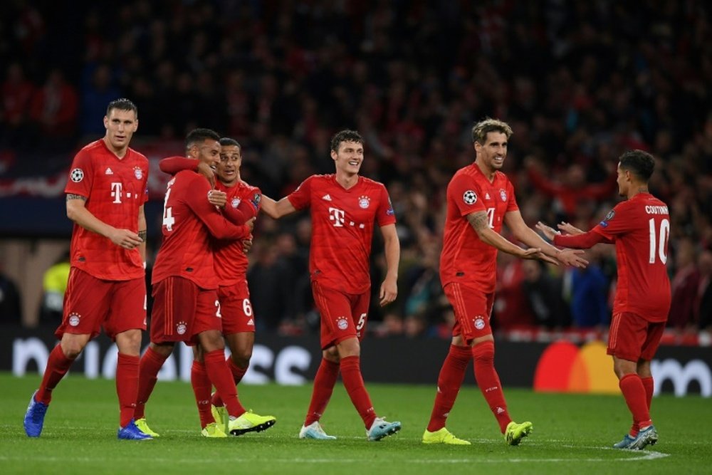 Bayern de Munique - Tottenham: onzes iniciais confirmados. AFP