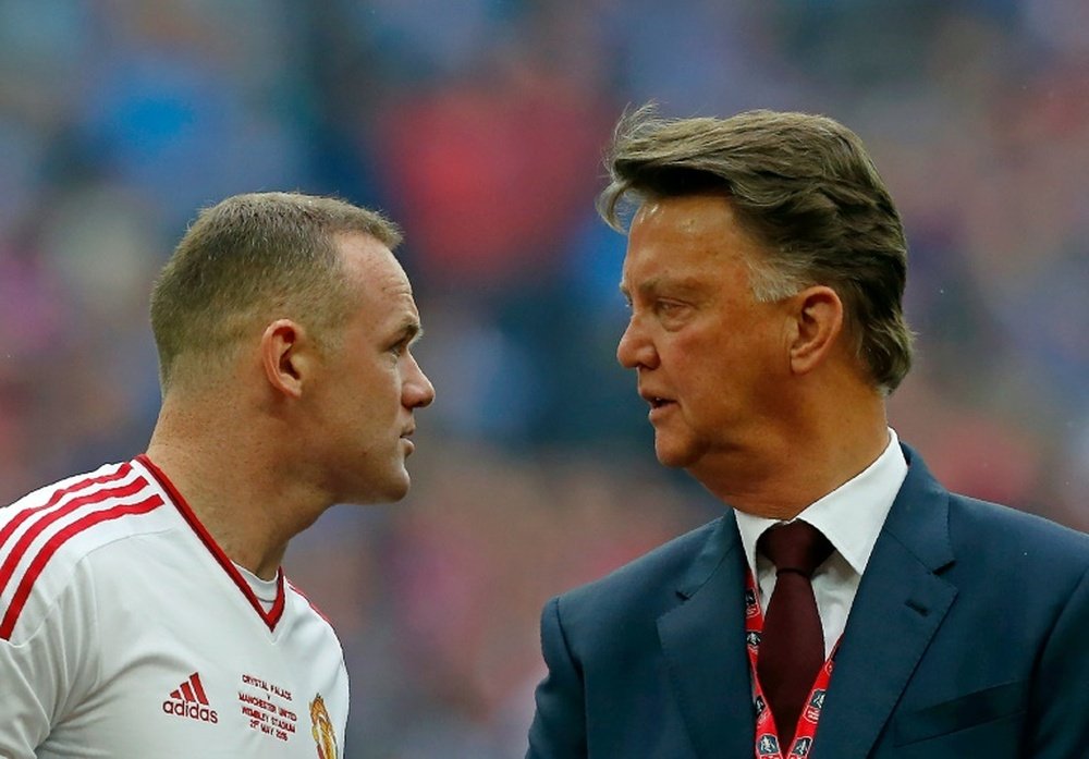 Rooney defendió a Van Gaal. AFP