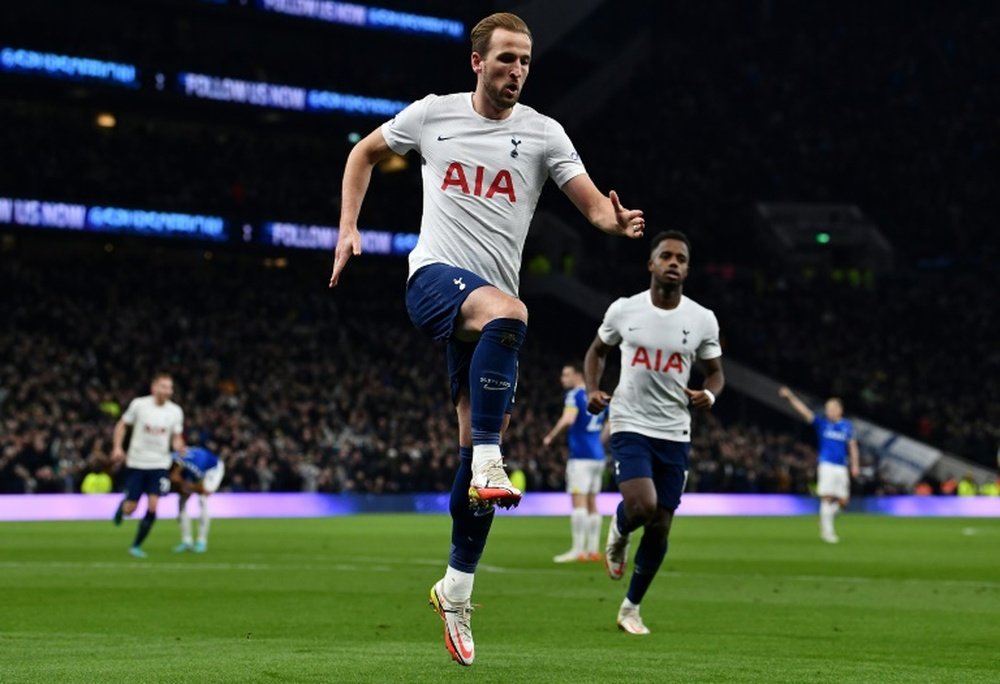 El Tottenham ganó de forma contundente al Everton. AFP