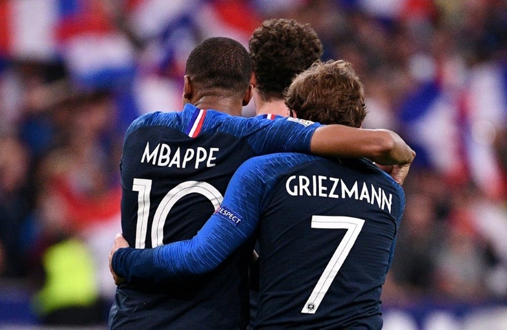 Paris veut le duo Mbappé-Griezmann. AFP