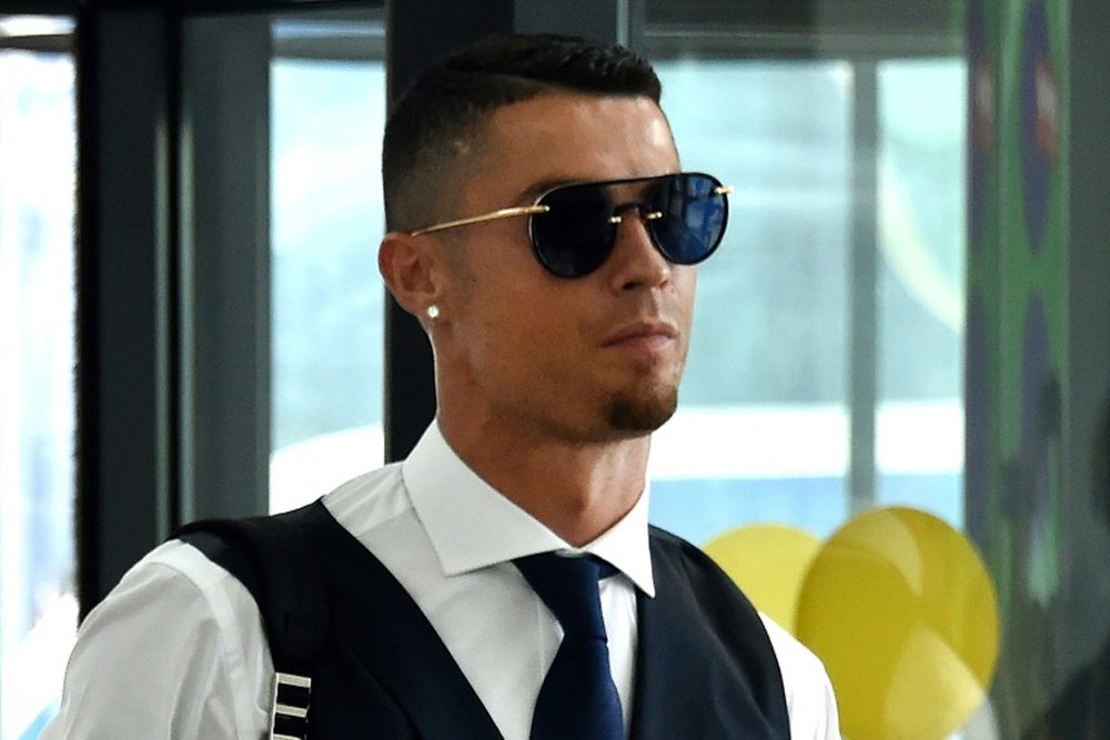Ronaldo, déjà sur le départ de la Russie. AFP