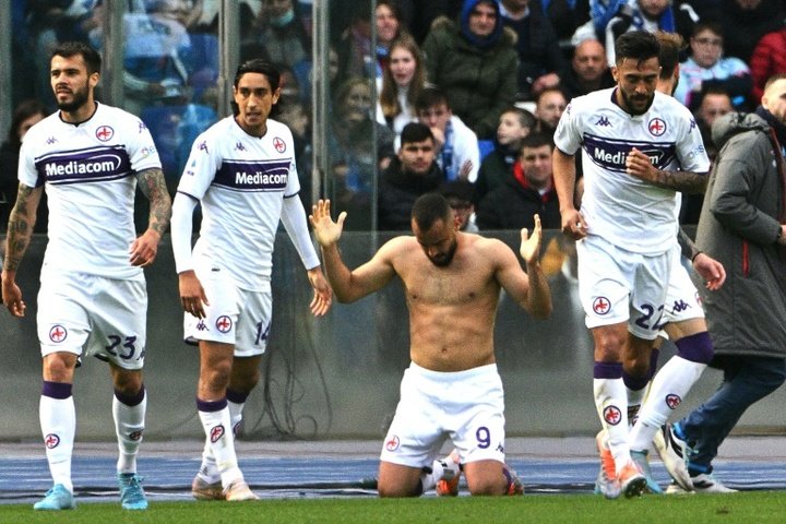 Le formazioni ufficiali di Fiorentina-RFS. AFP