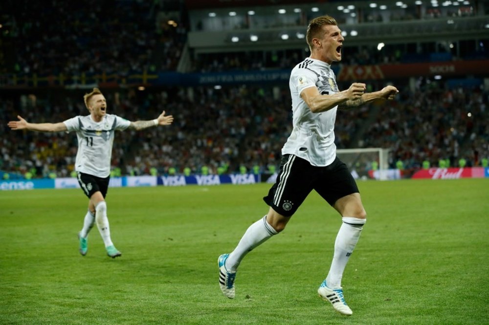 Kroos scored the winning goal. AFP