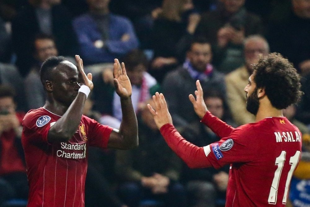 Mané s'offre le troisième but de Liverpool. AFP