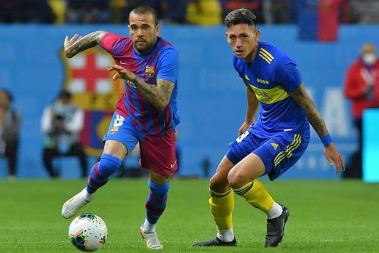 Dani Alves ya había jugado ante Boca, aunque aquel choque no fue oficial. AFP