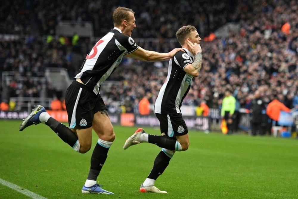 Newcastle vence o Leicester e está nas semis da Carabao Cup. AFP
