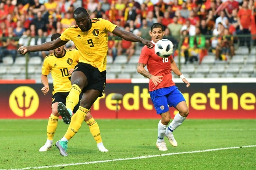 Bélgica goleó a Costa Rica. AFP