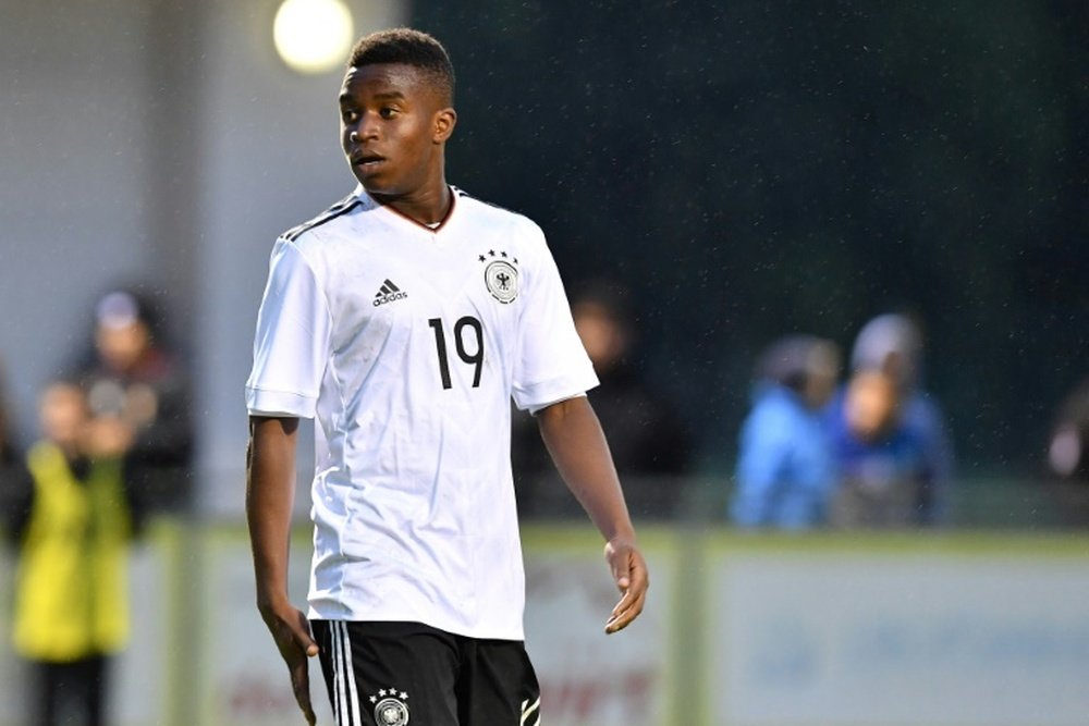 Youssoufa Moukoko, petit prodige de 12 ans du Borussia Dortmund. AFP