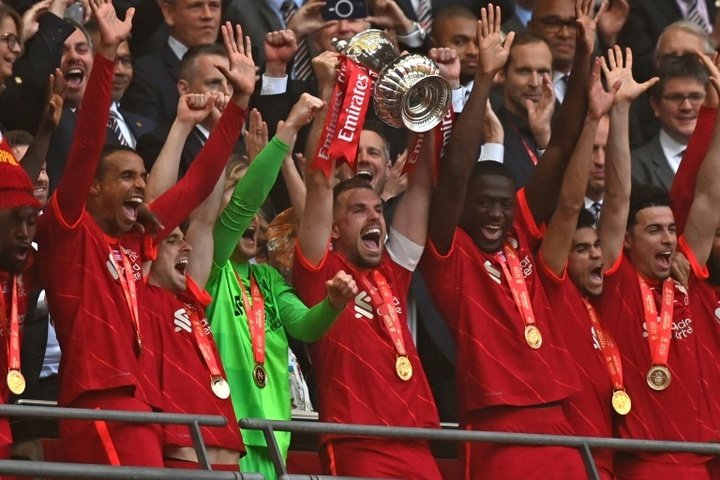 VIDÉO : les coulisses de la victoire de Liverpool en FA Cup. AFP