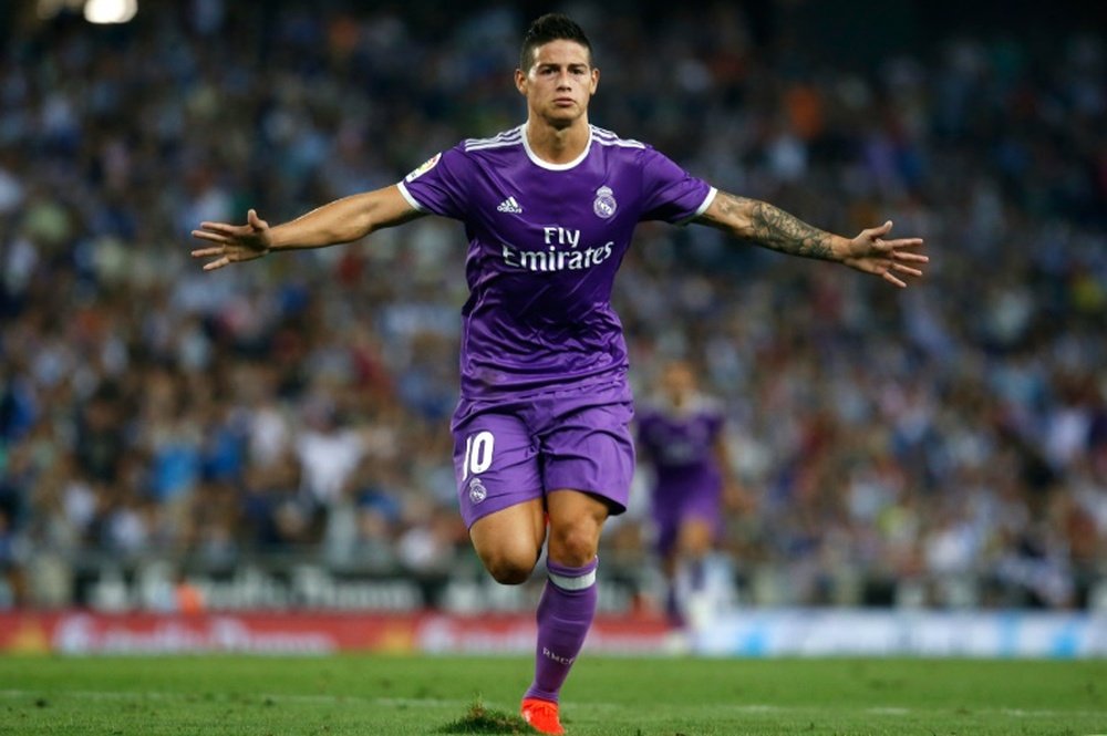 James Rodriguez's Real Madrid departure could be confirmed later this week. AFP