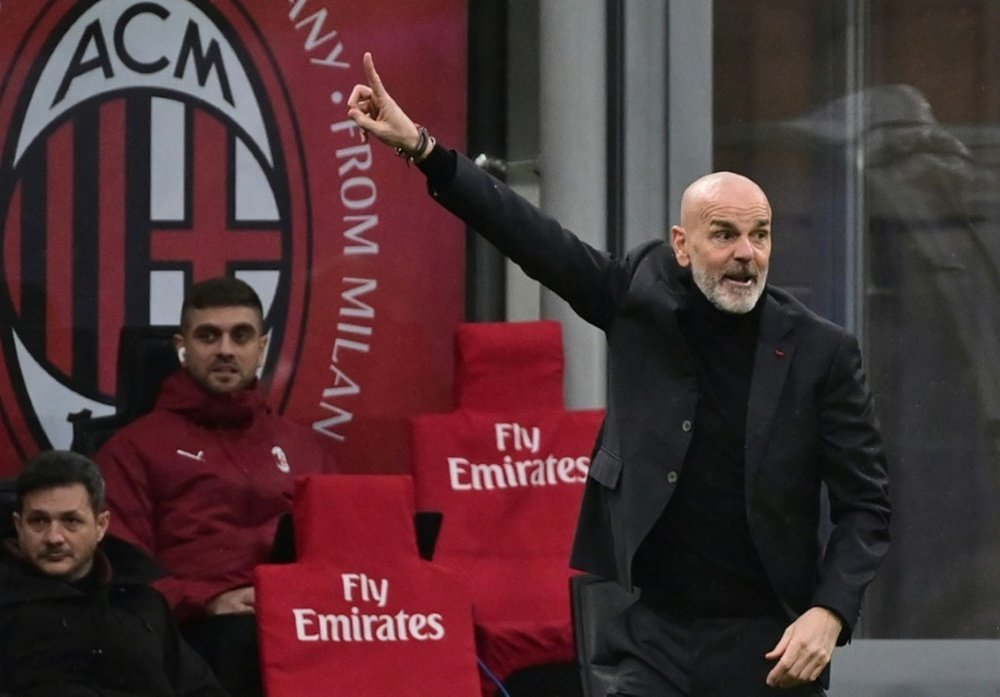 Pioli recusou ser o sucessor de Mou no Tottenham. AFP