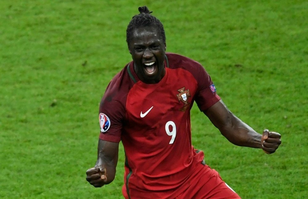Eder, auteur du but de la victoire face à la France en finale de l'Euro au Stade de France. AFP