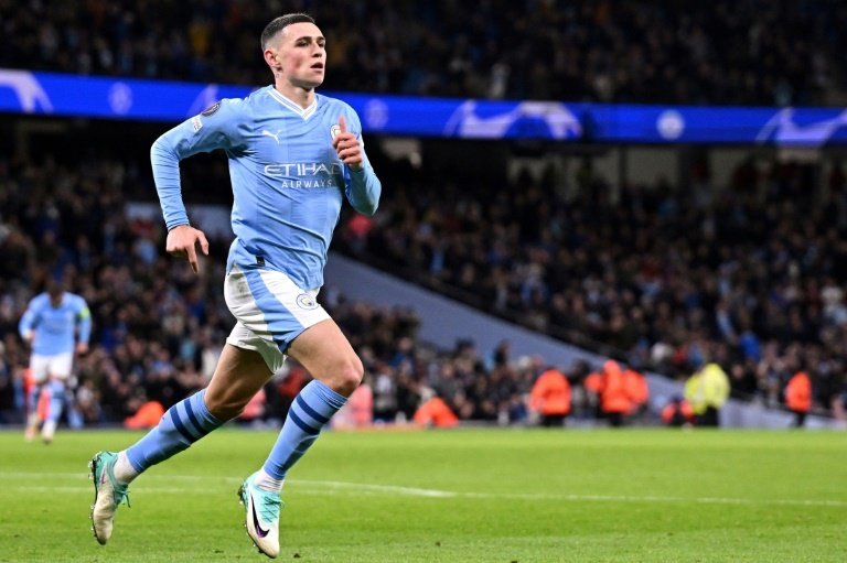 Foden has already won 14 trophies with Manchester City. AFP