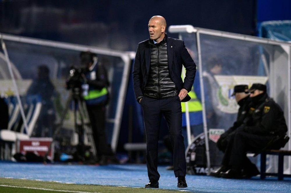The manager could rest some players against Getafe. AFP