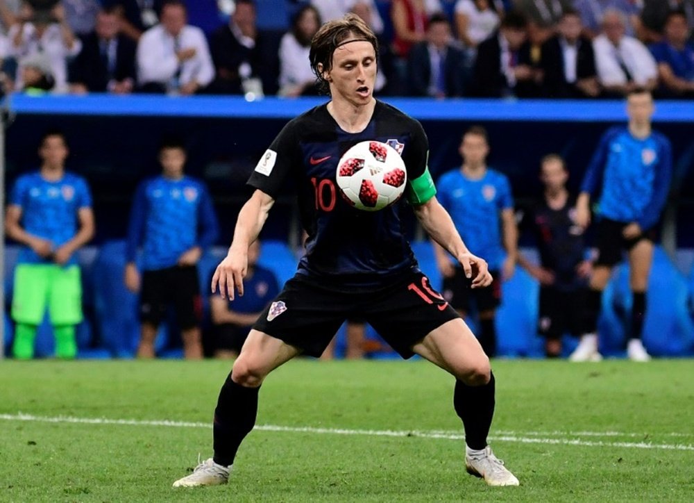 Modric has been one of the stars of the World Cup. AFP