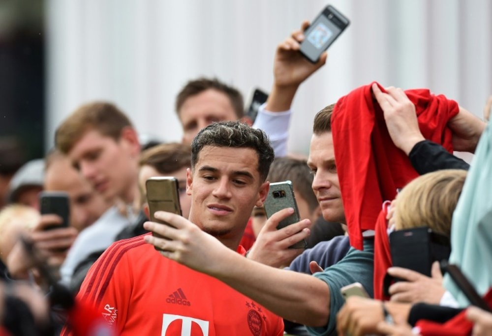 Barcelona do not Coutinho as part of their future plans. AFP